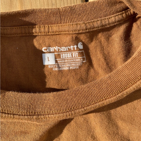 CARHARTT  mens Pocket Short Sleeve Tshirt Size size L - Picture 4 of 4